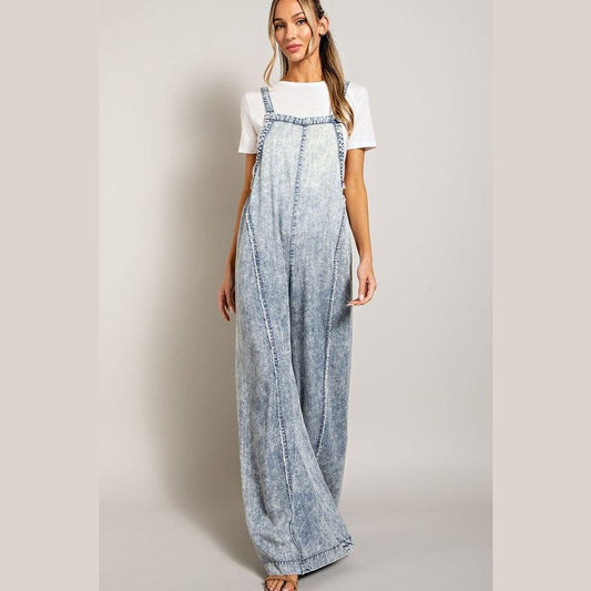 Denali Washed Tencel Jumpsuit Overalls