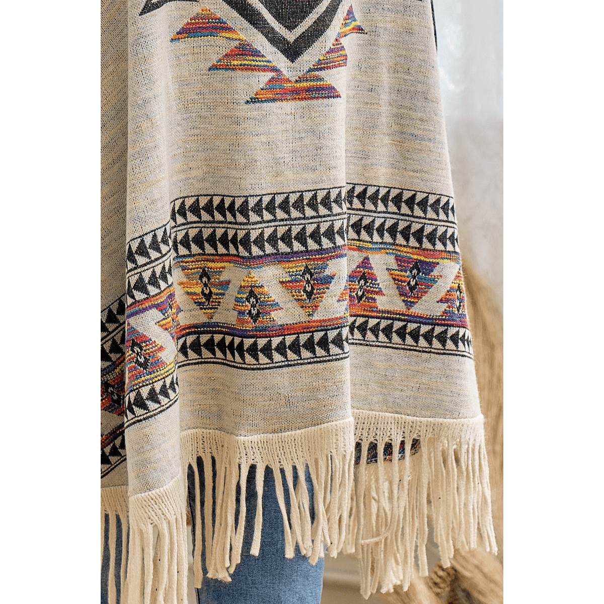 Tiva Faux Fur Trim Cardigan Vest