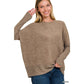 Brushed Melange Dolman Sweater