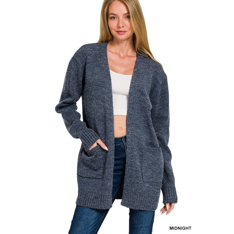 Open Front Sweater Cardigan