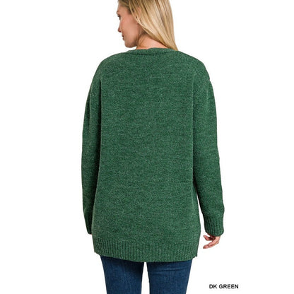 Open Front Sweater Cardigan