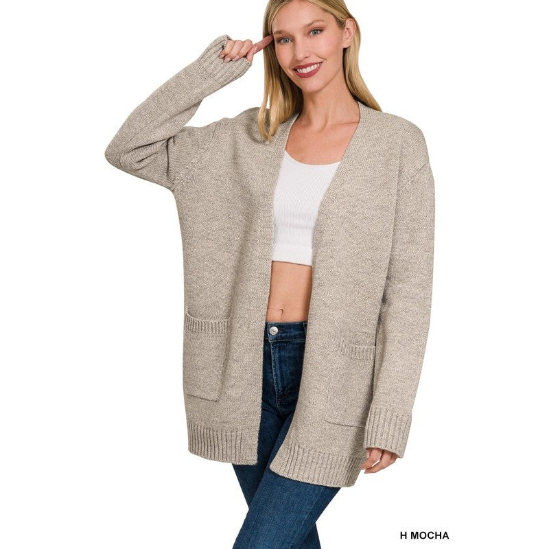 Open Front Sweater Cardigan