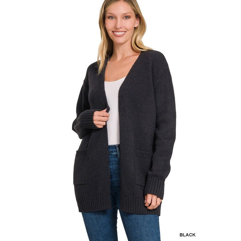 Open Front Sweater Cardigan