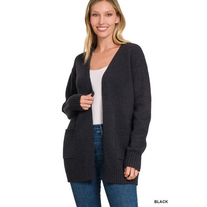 Open Front Sweater Cardigan