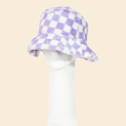 Checkered Bucket Hat
