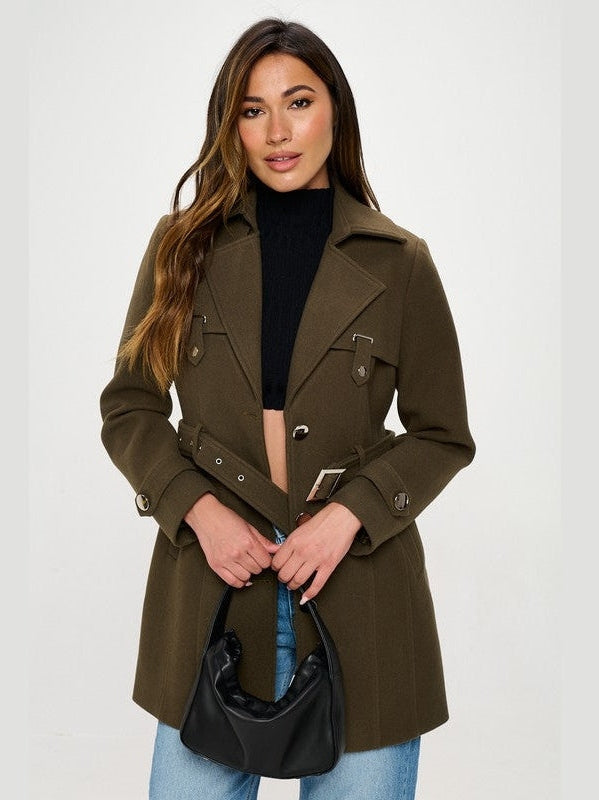 Janice Vegan Wool Coat