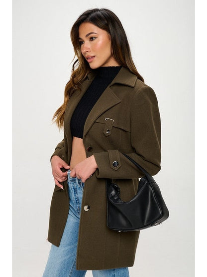 Janice Vegan Wool Coat