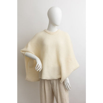 Urban Chic Ribbed Knit Sleeve Poncho