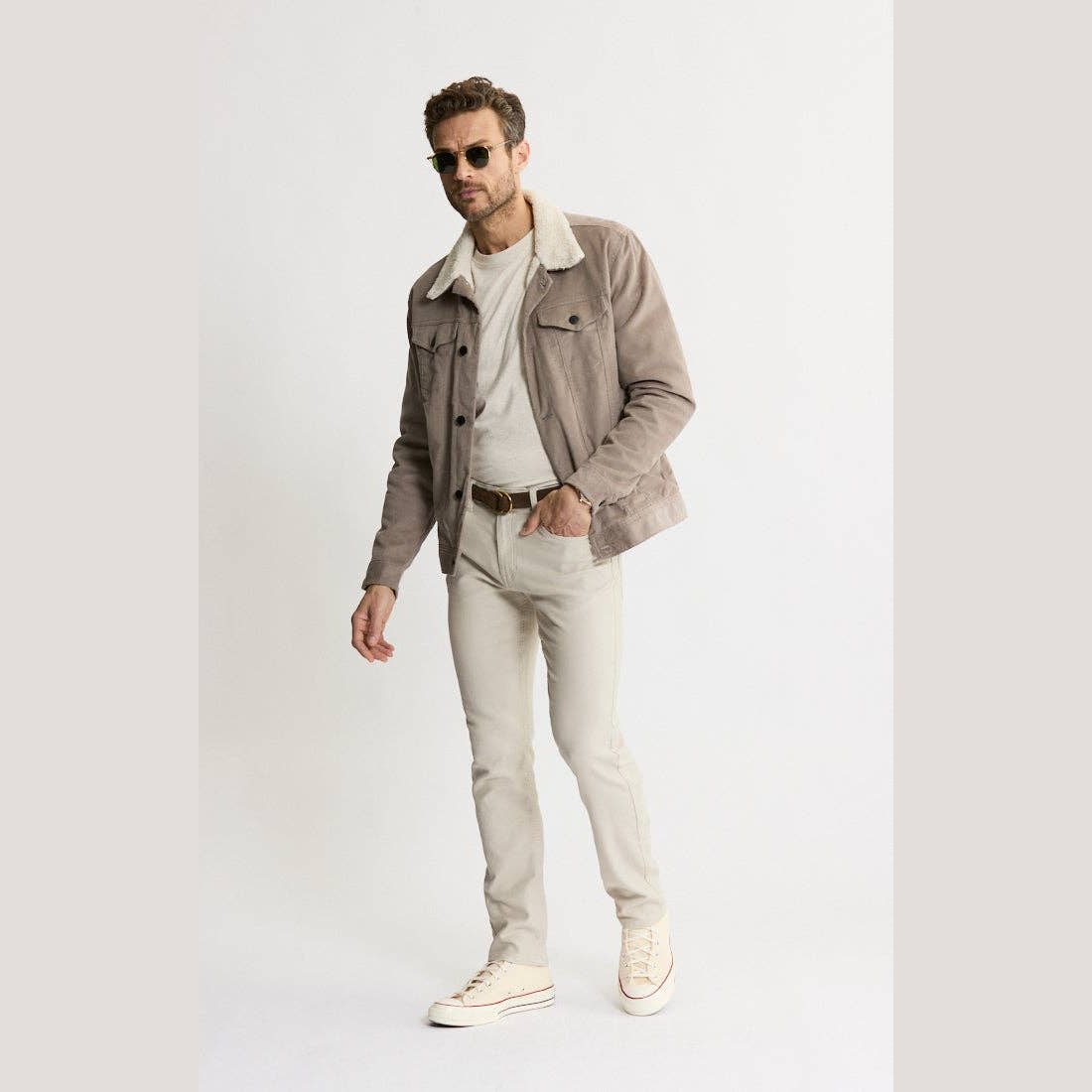 Sherpa Lined Corduroy Trucker Jacket - The Feral Market