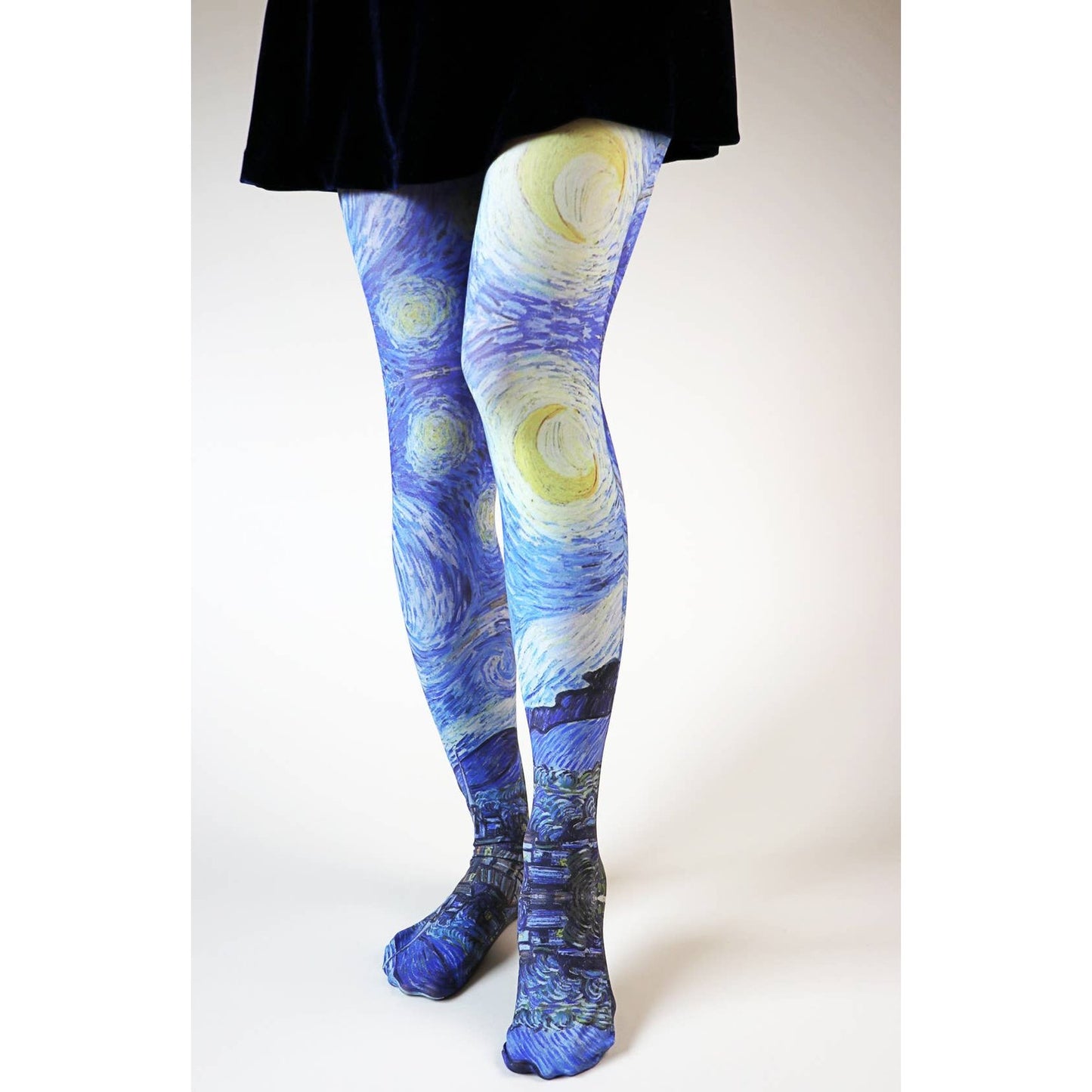 THE STARRY NIGHT by VAN GOGH Printed Art Tights - The Feral Market
