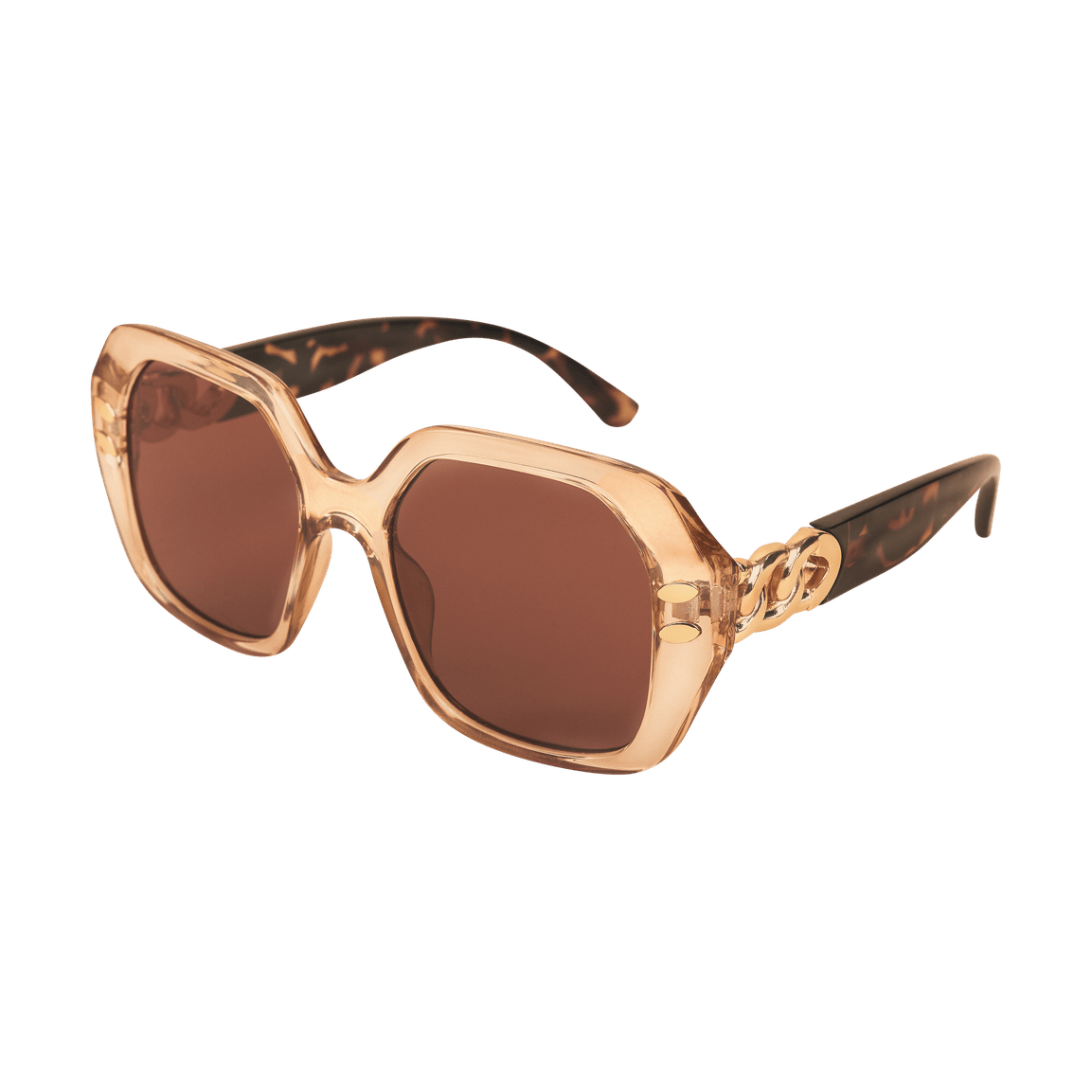 Luxe Rylee Sunglasses - Nude/Tortoiseshell