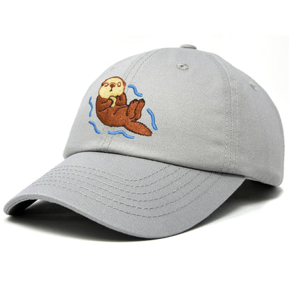 DALIX Otter Cap Animal Dad Hat Embroidered Nature - The Feral Market