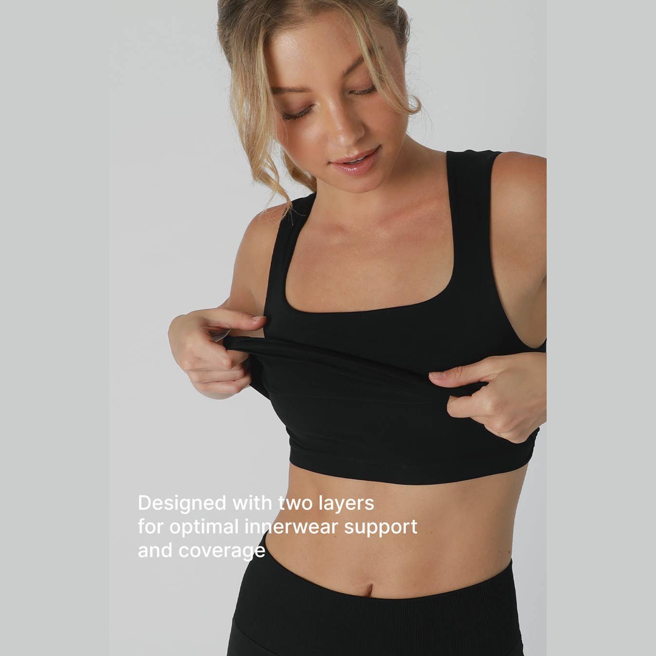 Clean Line Square Neck Top