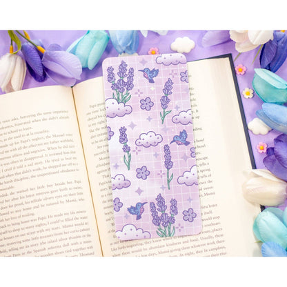 Lavender Dreams Reading Log Bookmark