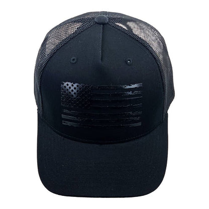 Flag Flat Uv Print Mesh Back American Flag Baseball Cap