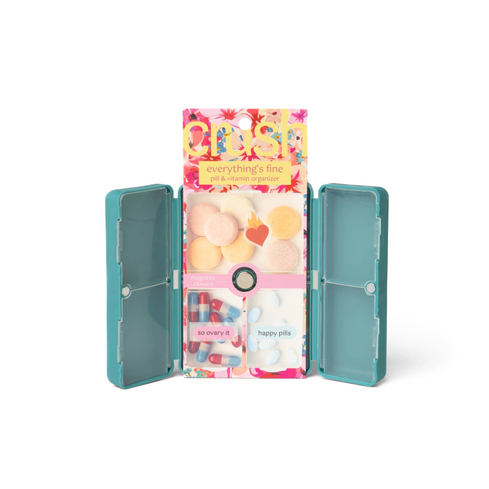 Crush Everything's Fine Pill & Vitamin Case - The Feral Market