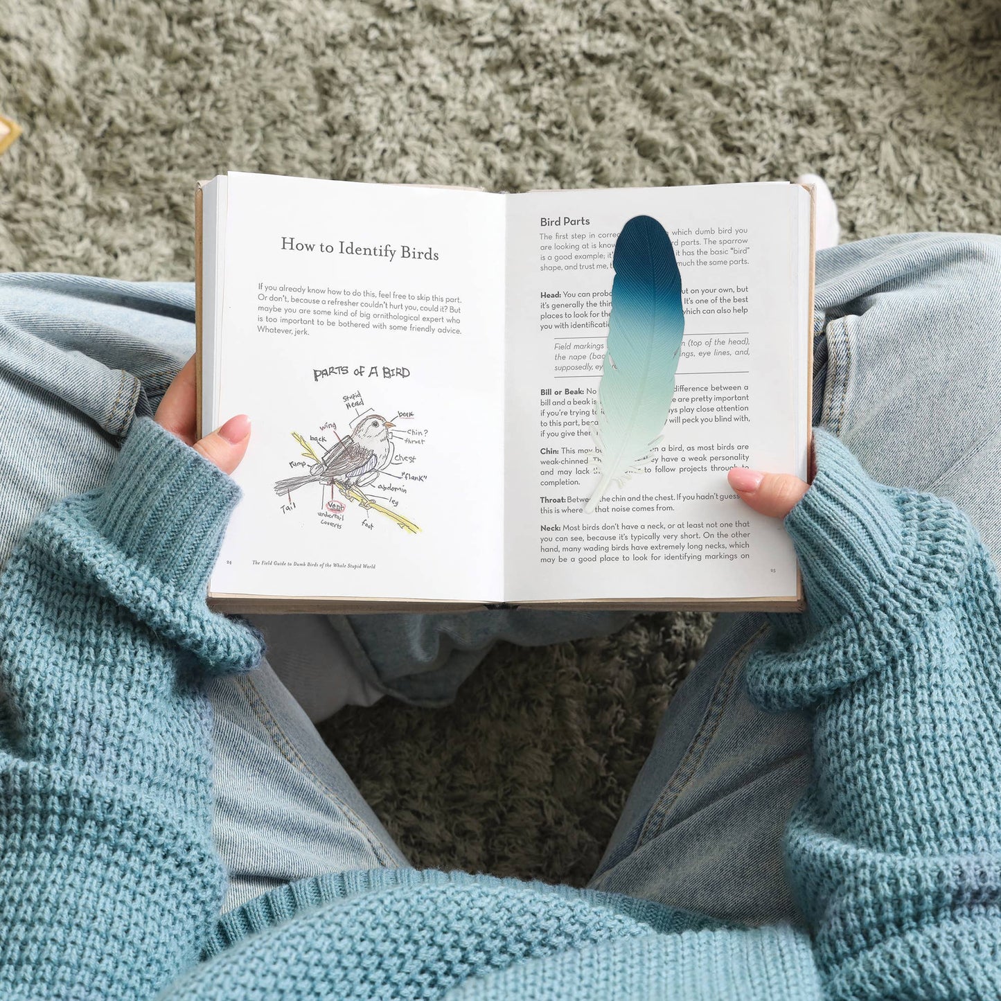 TALE FEATHER Bookmark