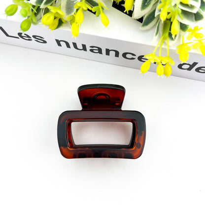 Square Thickened Hair Clip, Gradient Claw Clip