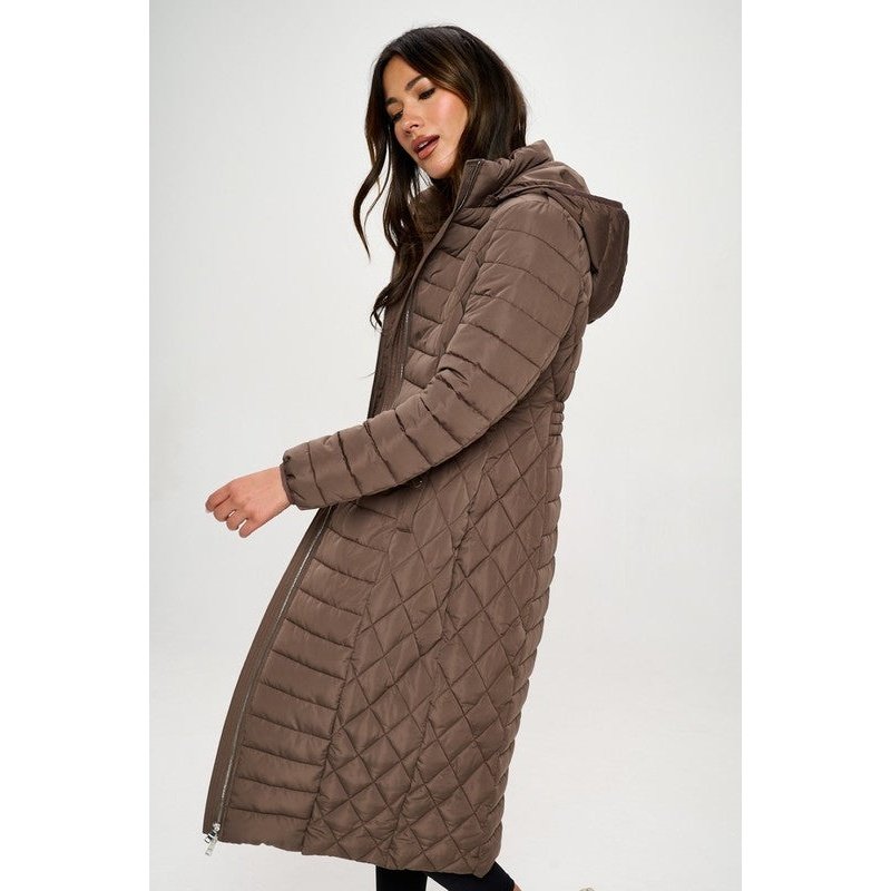 Jolie Quilted Long Puffer Jacket