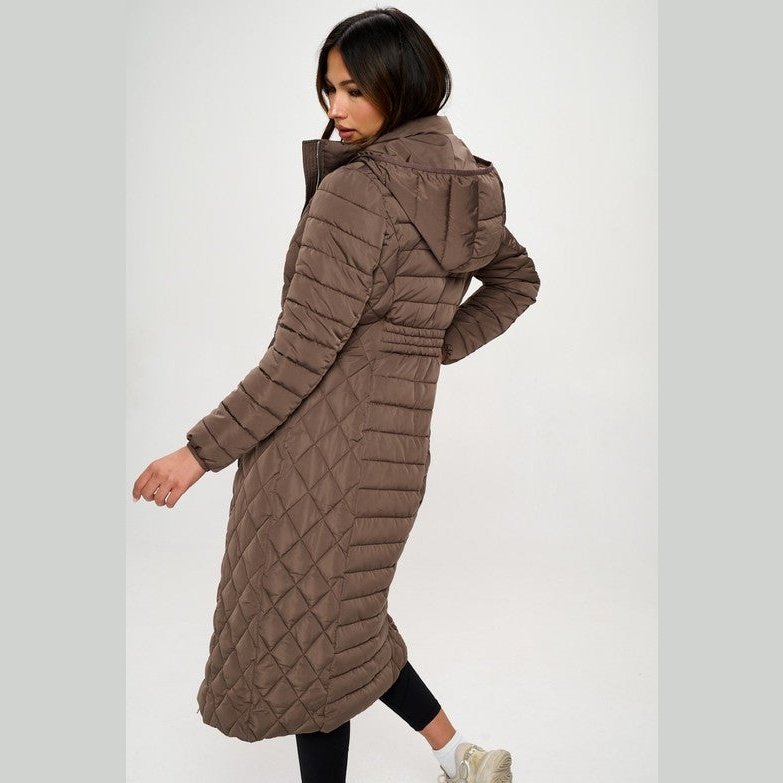 Jolie Quilted Long Puffer Jacket