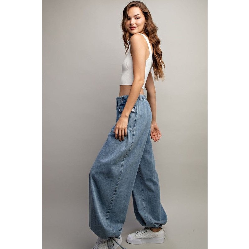 Audrey Wide Leg Cinched Open Pants