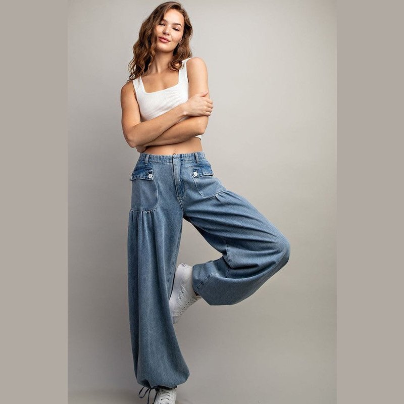 Audrey Wide Leg Cinched Open Pants