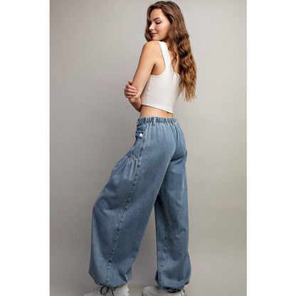 Audrey Wide Leg Cinched Open Pants