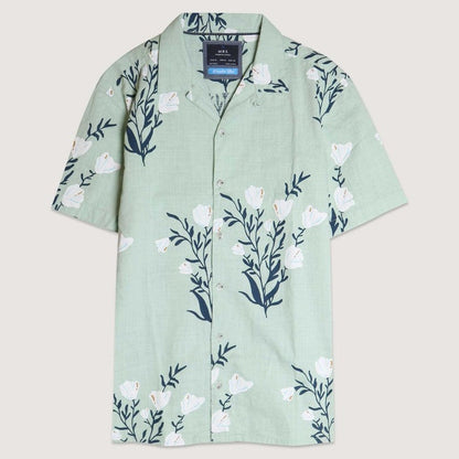 Vintage Floral Camp Shirt