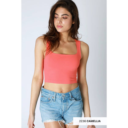 Clean Line Square Neck Top