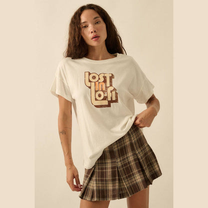 Plaid Flannel Pleated Mini Skort