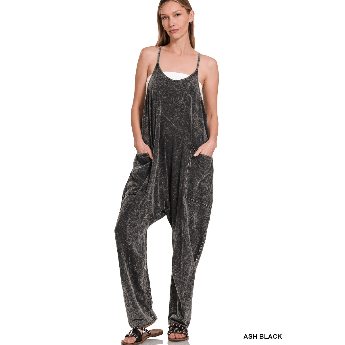 Washed Lounge Jumpsuit
