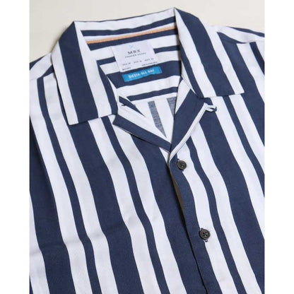 Mix Stripe Camp Shirt