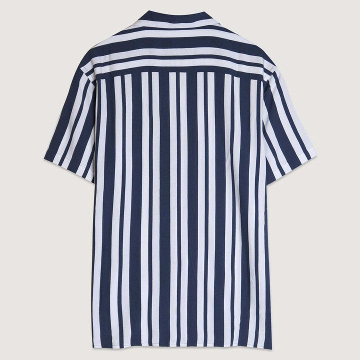 Mix Stripe Camp Shirt