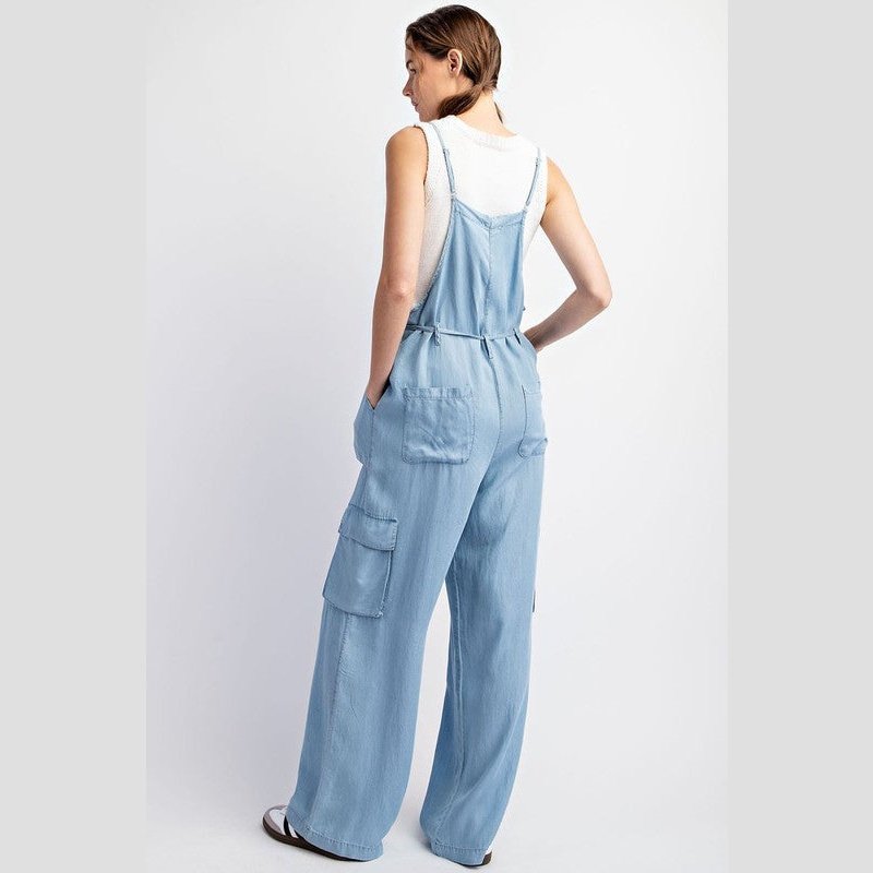 Twyla Mineral Washed Button Down Jumpsuit Overalls