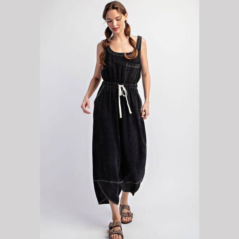 Sadie Mineral Washed Jumpsuit Overalls