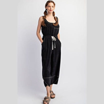 Sadie Mineral Washed Jumpsuit Overalls