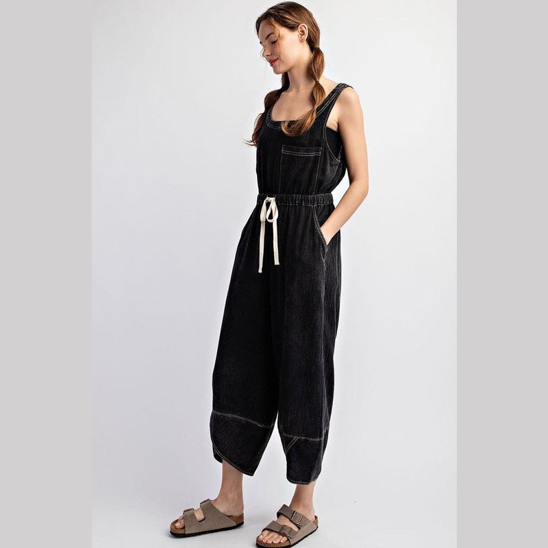 Sadie Mineral Washed Jumpsuit Overalls