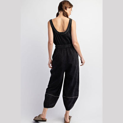 Sadie Mineral Washed Jumpsuit Overalls