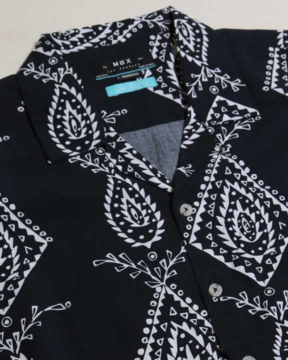 Men's Boho Print Camp Shirt