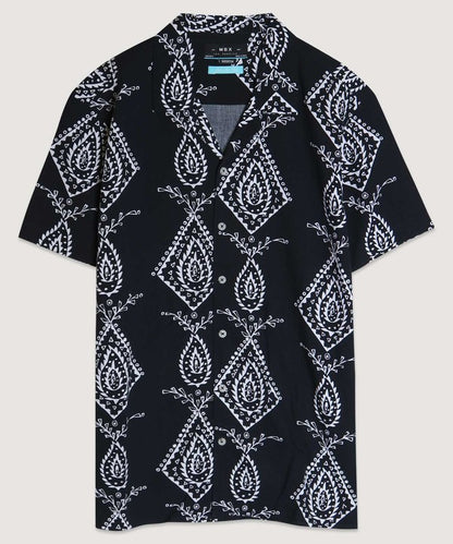 Men's Boho Print Camp Shirt