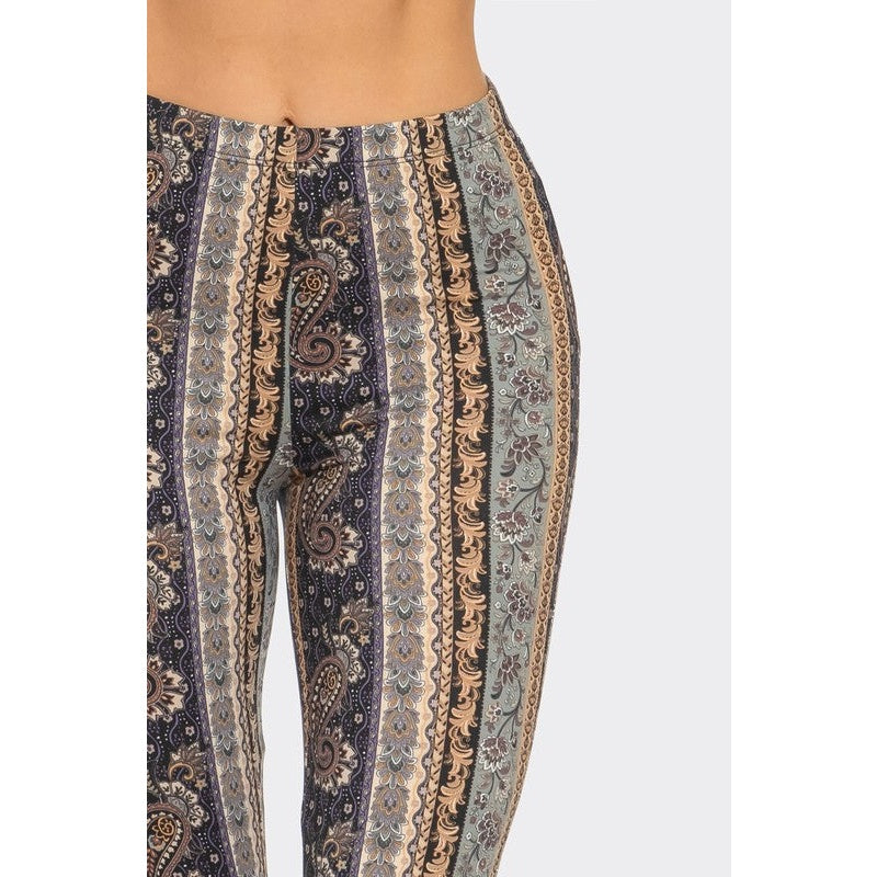 Dusty Paisley Flared Pants - The Feral Market