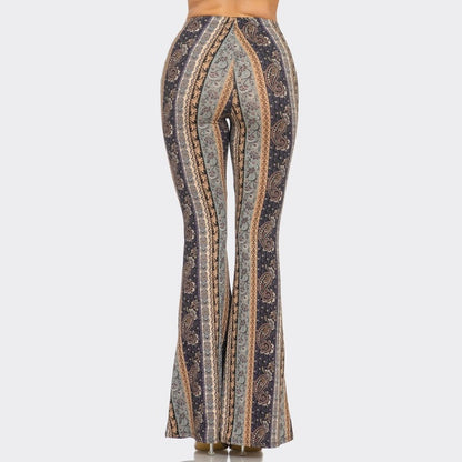 Dusty Paisley Flared Pants - The Feral Market
