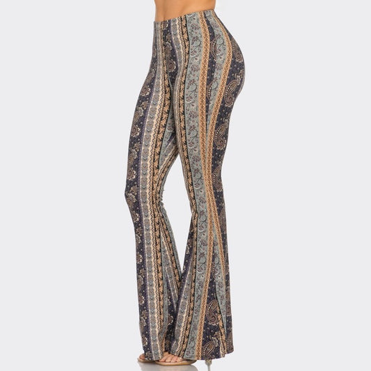 Dusty Paisley Flared Pants - The Feral Market