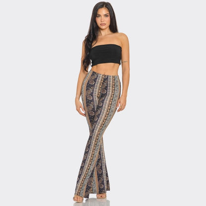 Dusty Paisley Flared Pants - The Feral Market