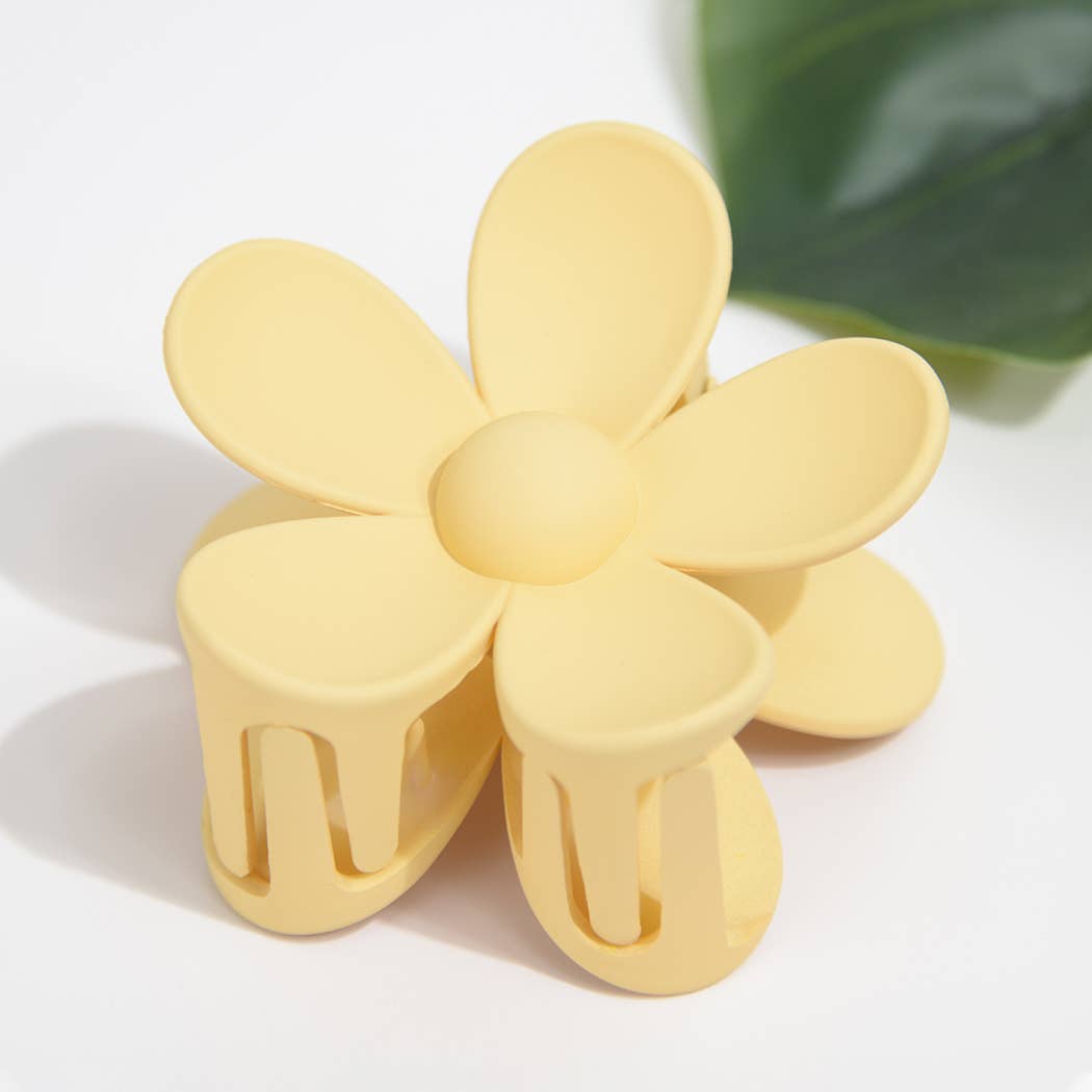 2.75''Medium Solid Color Matte Daisy Claw Clip