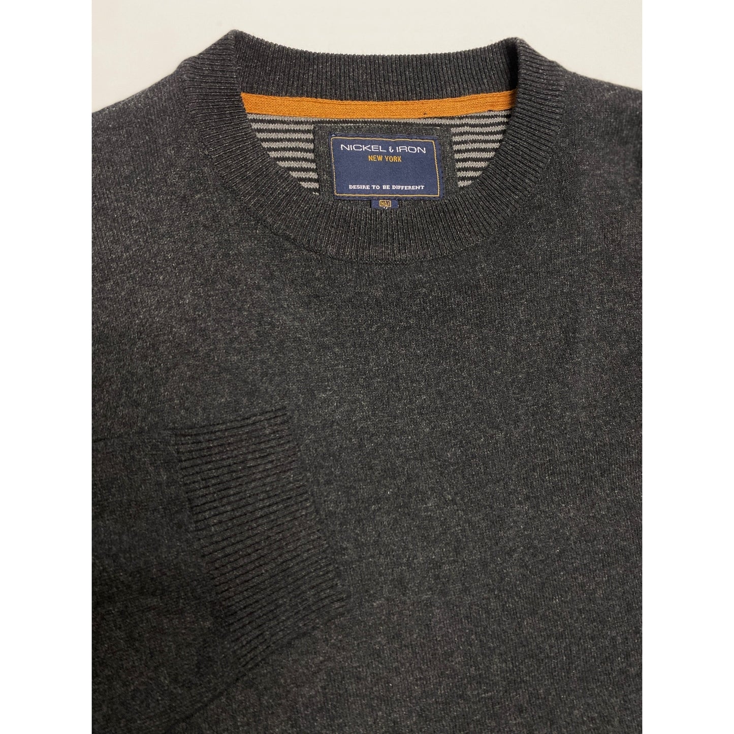 Men's Cotton Blend Crew Neck Sweater