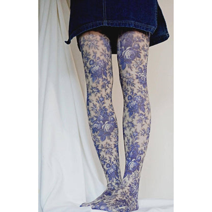 Vintage Blue Roses by The Smithsonian Museum