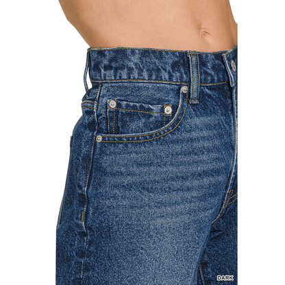 MID THIGH DENIM SHORT PANTS Mid Thich Denim Shorts