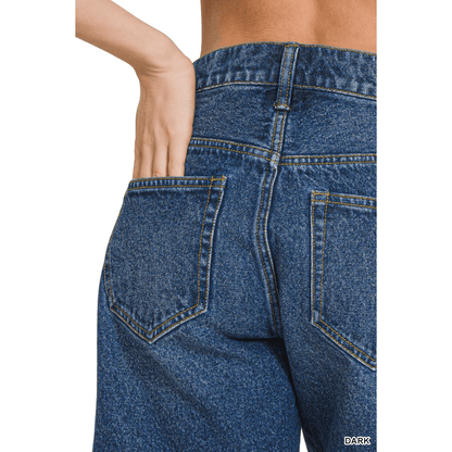 MID THIGH DENIM SHORT PANTS Mid Thich Denim Shorts