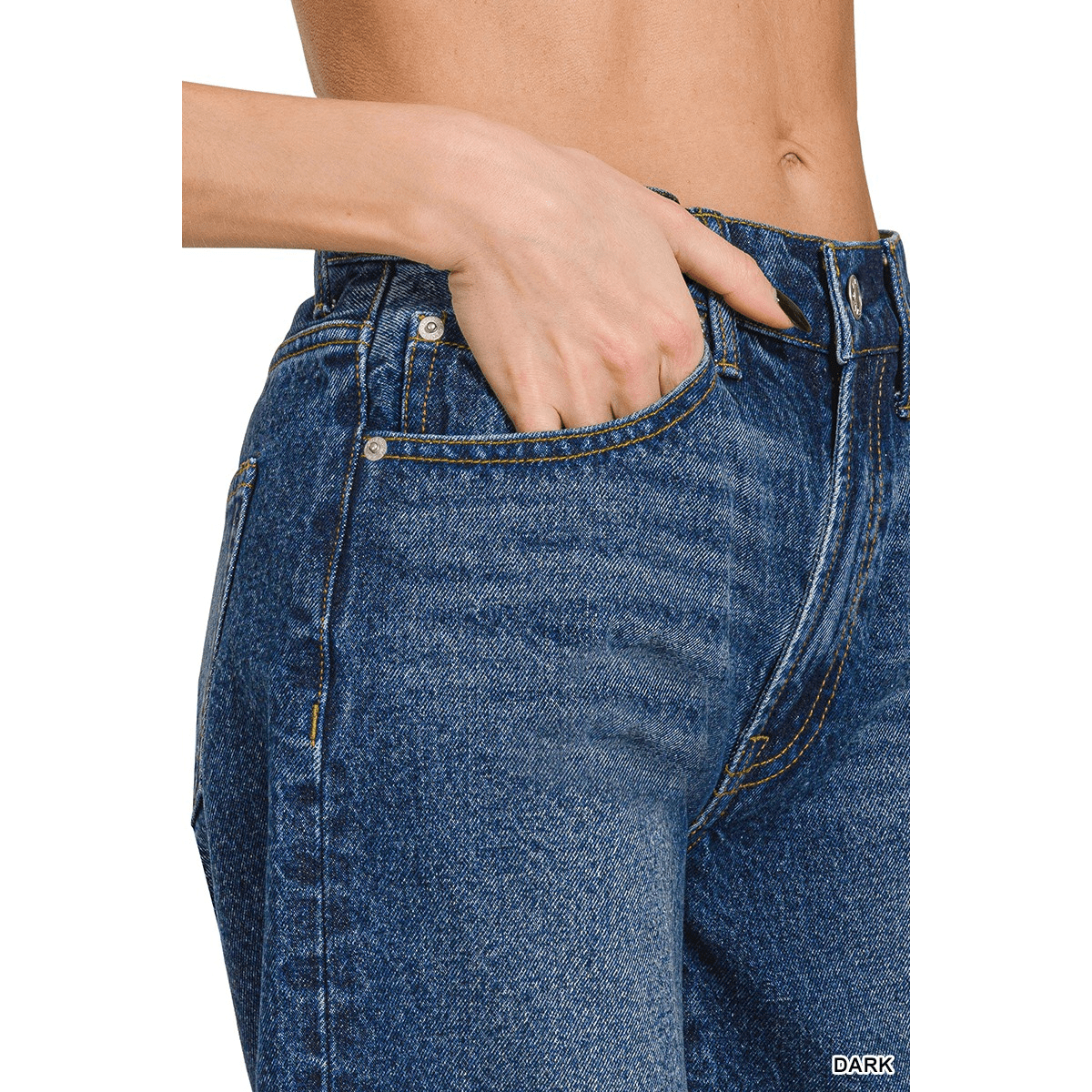 MID THIGH DENIM SHORT PANTS Mid Thich Denim Shorts